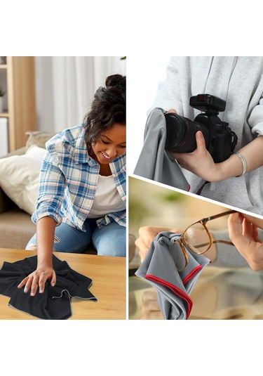 Tenfowee 6 Adet Büyük Boy Mikrofiber Temizlik Mendili Kömür/slate , İpek Dokulu, Pürüzsüz Cam Ve Pencereler İçin, Tekrarlı Kullanım, Makine Yıkama Uygun Gri Tenfowee 6 Adet Büyük Boy Mikrofiber Temizlik Mendili Kömür/slate , İpek Dokulu, Pürüzsüz Cam Ve Pencereler İçin, Tekrarlı Kullanım, Makine Yıkama Uygun Gri