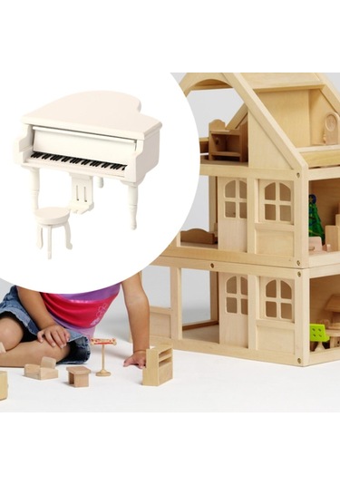 Suntek Minyatür Dollhouse Aksesuarları Sevgililer Günü Beyaz
