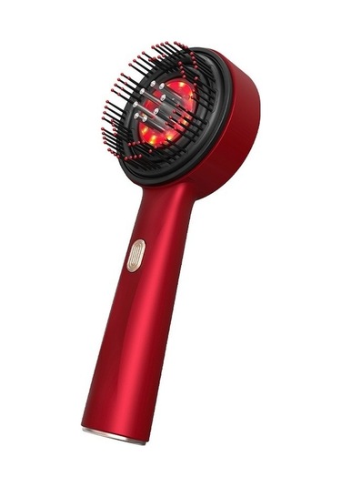 Ankatek 630nm Kırmızı Işık Masaj Tarak Saç Derisi Bakımı Sıvı Kılavuzu Saç Büyüme Aleti Kırmızı Kırmızı Kırmızı