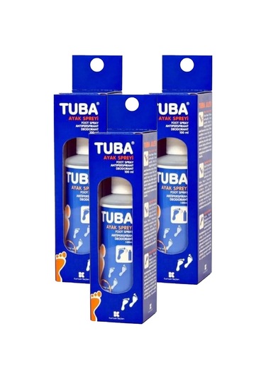 Tuba Ayak Spreyi 100 ml 3 Adet