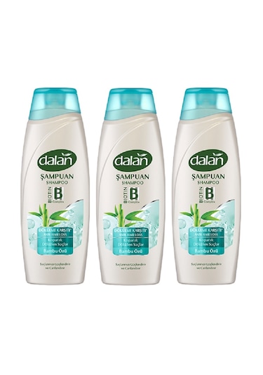 Dalan Şampuan Bambu Özlü Dökülme Karşıtı 450 Ml X 3 Adet