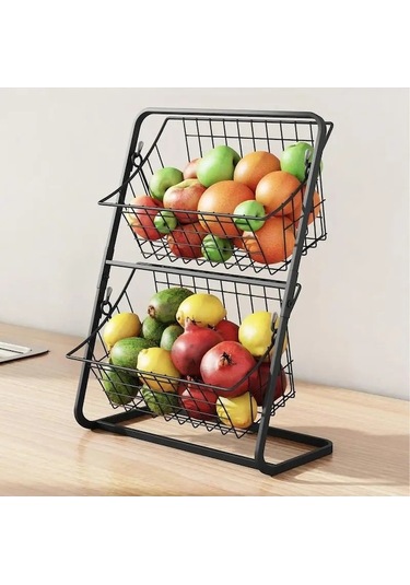 Tongxida Sebze Patates Soğan Aperatifler İçin Mutfak Depolama Tutucu Çok Gümüş L Gümüş L