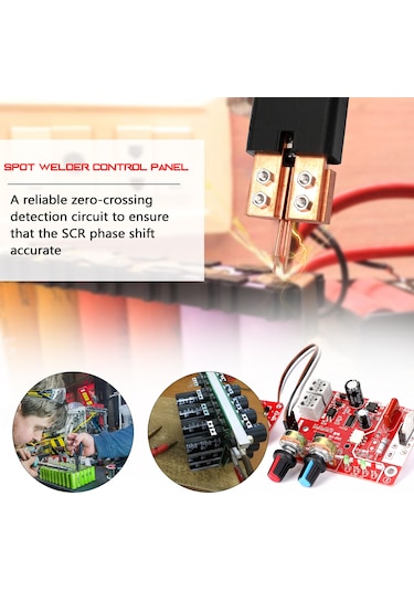 Xindoker 100a Nümerik Göstergeklı Pulslu Nokta Kaynak Makinesi Kontrol Kartı - Zaman Ve Akım Ayarlanabilir Dıy Mikrodenetleyici Tabanlı