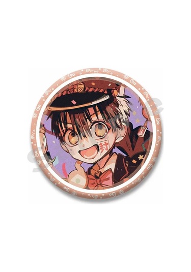 Snapbuy Anime Hanako-kun Pimleri Yugi Amane Yashiro Nene Rozeti Broş Cosplay Aksesuarı Siyah Yeşilantik Bakır Kaplama Antik Bakır Kaplama