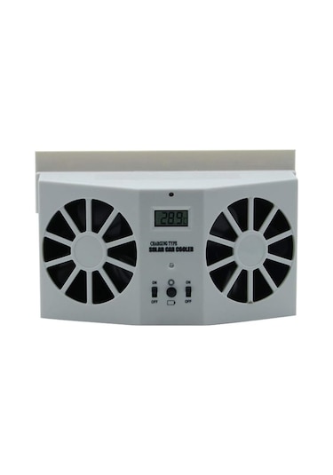 Solar Enerji İle Şarj Edilebilen Araba Fanı