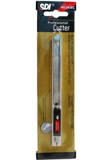 Sdı 0439 C Maket Bıçağı Dar Metal Gövde