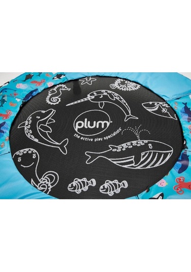 Plum Sesli Trambolin - Ocean Çok Renkli