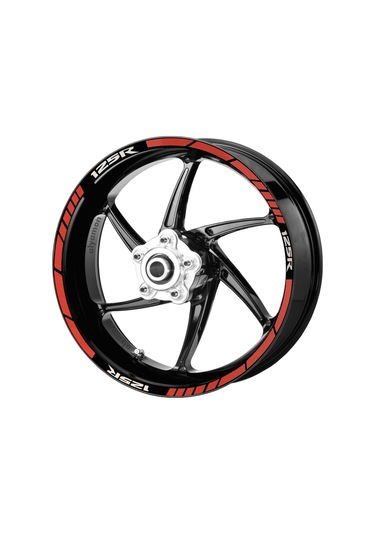 Deeb Cbr 125 Jant Şeridi Kırmızı Beyaz Model X N11.61204