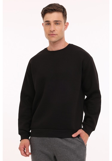 Mb Sn390 C Sw 4pr Siyah Erkek Sweatshirt Siyah