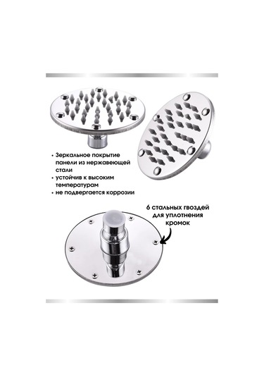 Snabzenec Fıskiye Çıkışı Üst Tropikal Duş 233215808 Gri