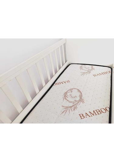 Kapitoneli 60X120X10 Soft Bamboo Bebek Yataği Bmb-006