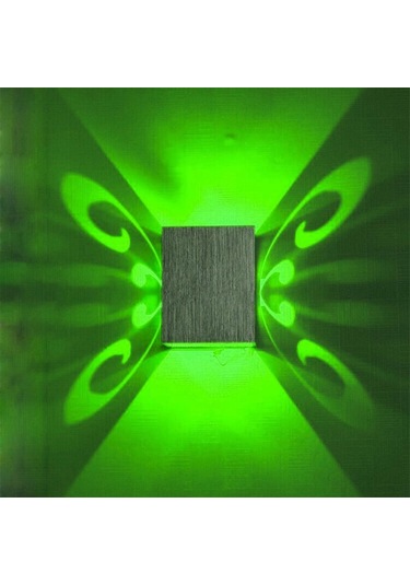 Suntek Kelebek 1w Led Duvar Gömme Işık Fikstürü Ev Cafe Diğer