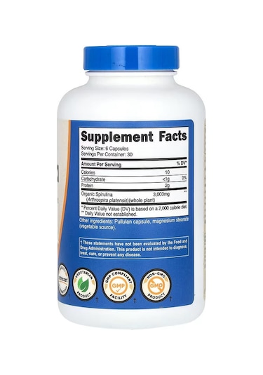 Nutricost Spirulina Greens & Superfoods 180 Capsules