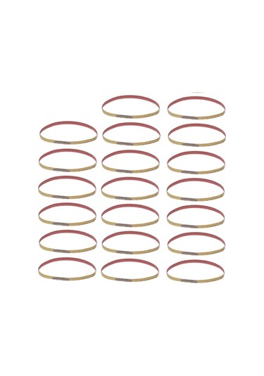 Besthome1 330x10mm Metal Ahşap Zımpara Kayışı Set - 20 Adet Süper Dayanıklı Şerit