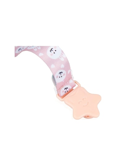 Babyjem Klipsli Emzik Askısı Pembe