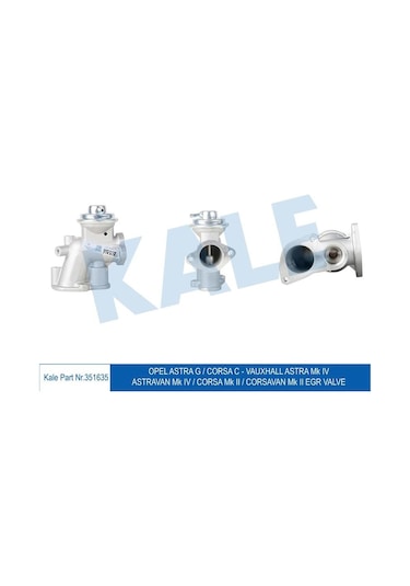 KALE 351635 EGR VALFI OPEL ASTRA G CORSA C 1.7 TD 1.7DTI 16V 00-