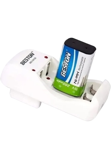 Beston Bst-c812 2xaa-aaa 1x9v Pil Şarj Cihazı 5306
