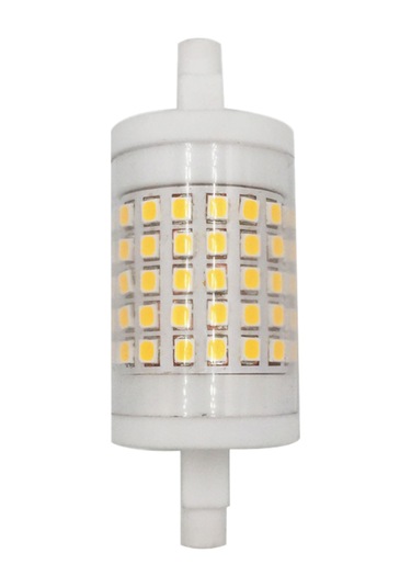 Fosenze R7s Tabanlı 75 Led Mısır Lambası, 220-240v 10w, Sürekli Dimmable, 360 Aydınlatma, Ip42 Su Geçirmez, Doğal Beyaz Işık
