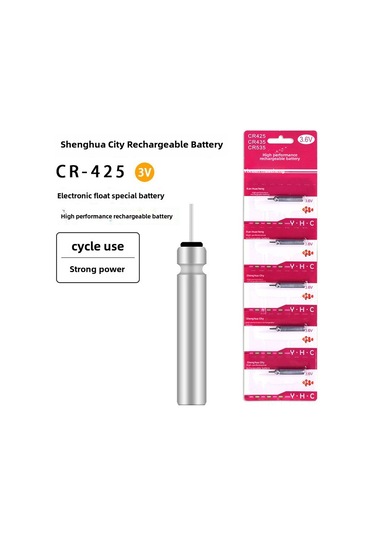 Teltree Cr425 Işıklı Balık Tutma Aküsü - Y夜钓专用 Hafif Pil - Uçaklı İçin Dayanıklı Elektronik Aksesuar 1 Adet
