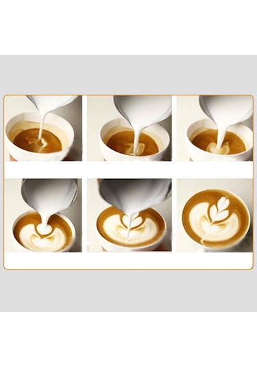 Fosenze 600ml Paslanmaz Çelik Ölçülü Süt Köpürtücü Kavanozu - Ördek Ağızlı Tasarım, Isı İletimi Hızlı, Dayanıklı, Kahve Köpüsü Yapımı Gümüş