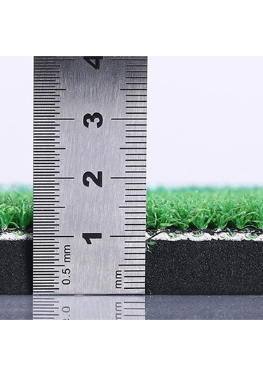 Qingmipy Ev İçi Golf Vuruş Egzersiz Matı - Taşınabilir 60x30cm Nylon Sbr Top Matı - Golf Becerilerini Geliştirme Aleti Yeşil