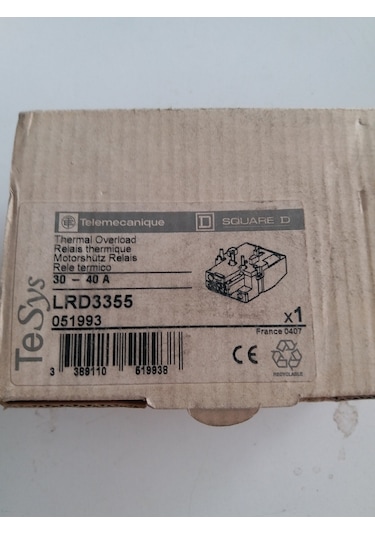 TELEMECANİQUE LRD3355 (30-40 AMPER) TERMİK ROLE