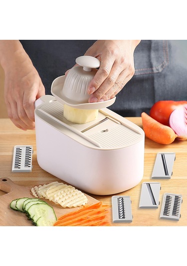 Suntek Çok İşlevli Sebze Doğrama Dilimleyici Drenaj Haki Haki Diğer