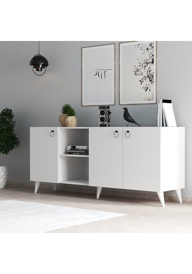 Tanmob Buse Konsol Beyaz - Ksl0301