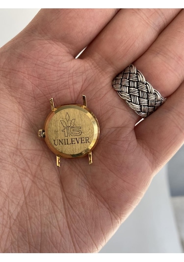 Eterna 23.7 Mm Deri Kordon 14k Altın Kadın Kol Saati 2.el