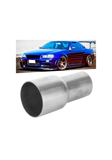Reedark Stainless Steel Universal Exhaust Pipe Reducer Adapter - 2" To 1.5" Od, Corrosion Resistant, Easy Installation For Muffler/tail Pipe Connection