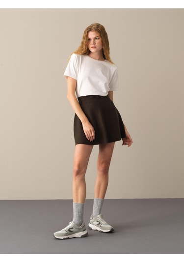 Haki Regular Fit Triko Etek 23kb00850857-23 Haki