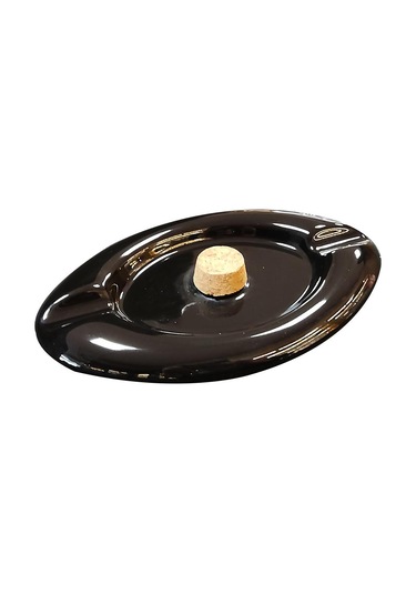 New Seramik Pipo - Puro Küllüğü Siyah Oval 2li
