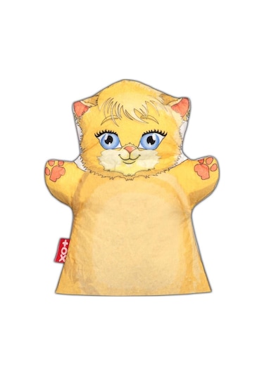 Tox Kedi Evcil Hayvanlar Keçe El Kukla T313 . Eğitici Oyuncak