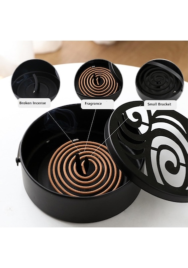 Jialan Sivrisinek Spiral Tutucu, Sinek Kovucu Spiral Kutu, Tütsü