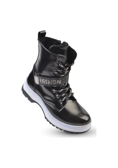 Kaptan Junior Kız Çocuk Botu Frydk 432-436 Siyah