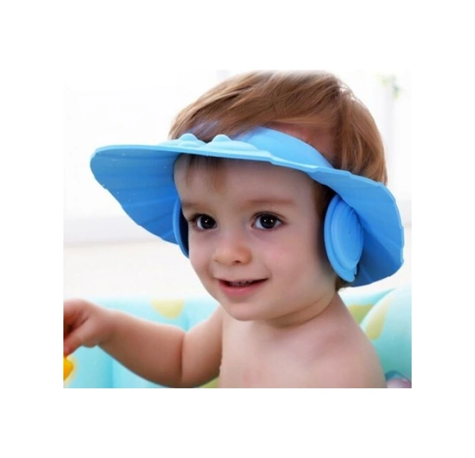Bebek Banyo Şapkası Düğmelı Kulaklıklı Diğer