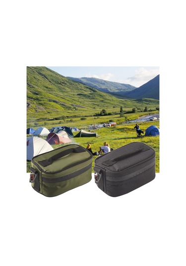 Açık Hava Kamp Yalıtımlı Öğle Yemeği Çantası Taşınabilir Soğutucu Çanta Gıda Teslimat Çantası Erkekler Kadınlar İçin Yeniden Kullanılabilir Yumuşak Soğutucu Çanta