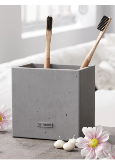 Getknow Home Banyo İçin Diş Fırçası Bardağı 269935864 Gri