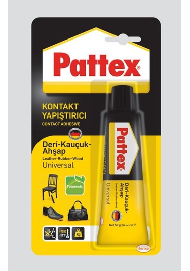 Pattex Kontakt Yapıştırıcı Deri-kauçuk-ahşap, 50g
