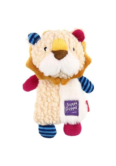 Gigwi Suppa Puppa Sesli Aslan Peluş Köpek Oyuncağı 16cm