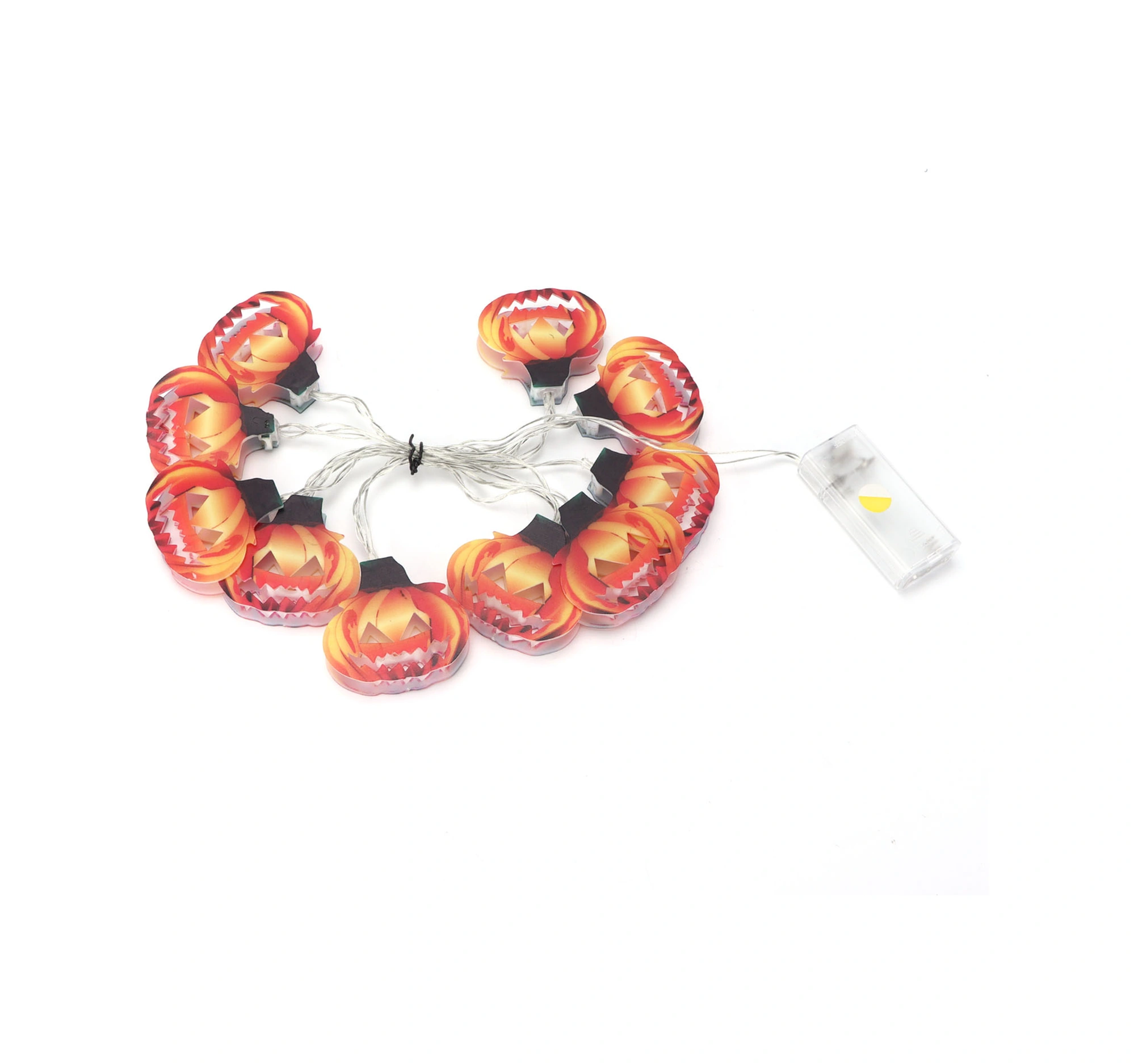 Balkabağı Fenerleri: 10 Led Pil İle Çalışan Cadılar Bayramı Dekoratif Lamba Aksesuarları Diğer