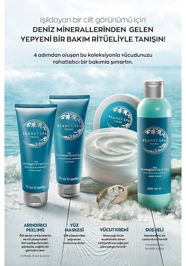 Avon Planet Spa The Tranquility Ölüdeniz Mineralli Yüz İçin Arındırıcı Pleeling 75 ML