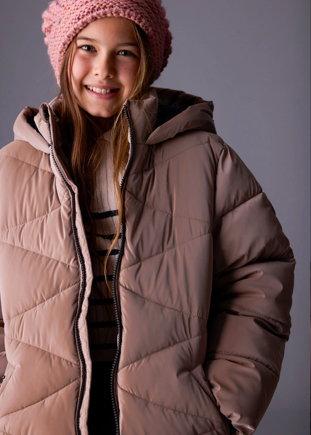 Mayoral 7436-60 Kız Çocuk Vizon Mont Vizon