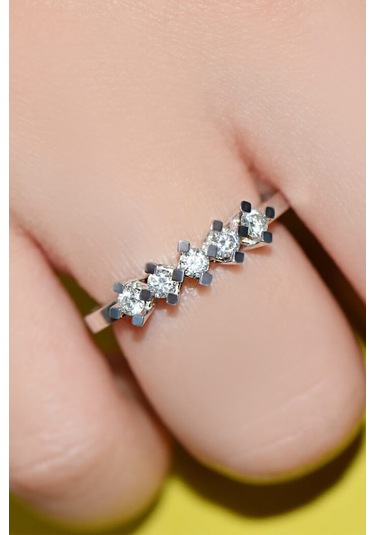 0.35 Ct. Beştaş Pırlanta Yüzük 14 Ayar