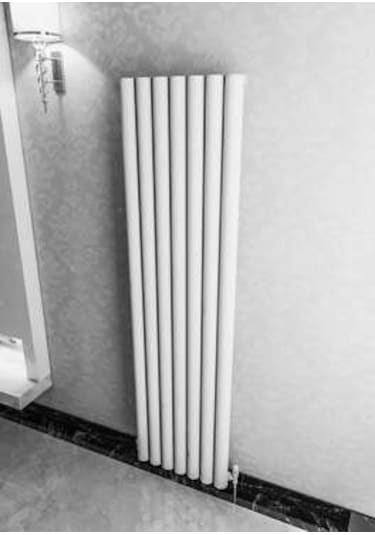 Warma Ula Dikey Alüminyum Radyatör 485x1800 Pütürlü Antrasit 7946