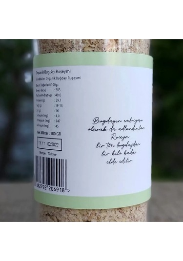 OG natural Organik Buğday Ruşeymi 180 G