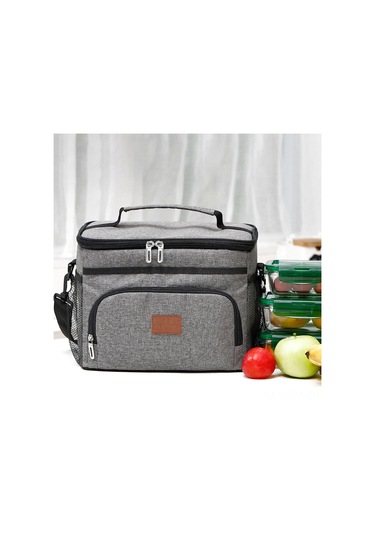 Yaozixa 16l Isı Saklama Çanta - Dışarı Piknik Çantası, Leakproof Termos Çanta, Ofis/okul Yemek Çantası, Araçlık Buz Çantası, Mavi Çok Renkli