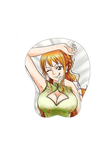 Sevimli Seksi Kız Silikon 3d Mouse Pad Anime Bilek Dinlenme Desteği Opie Ergonomik Kaymaz Yaratıcı Anime Mouse Pad Yeşil