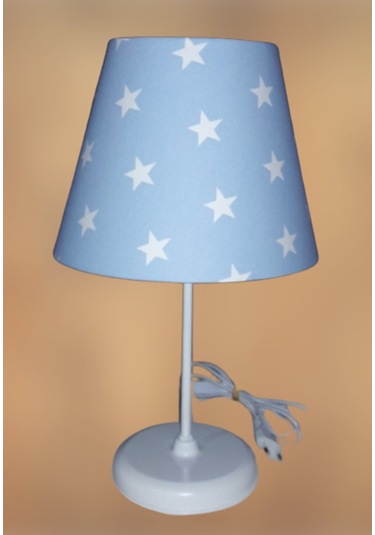 Mavi Yıldız Erkek Çocuk Odası Genç Odası Yatak Odası Abajuru
