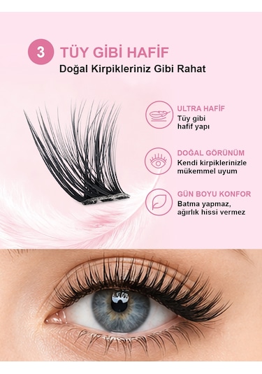 Kp1452 - Takma Kirpik Kendinden Yapışkanlı Siyah